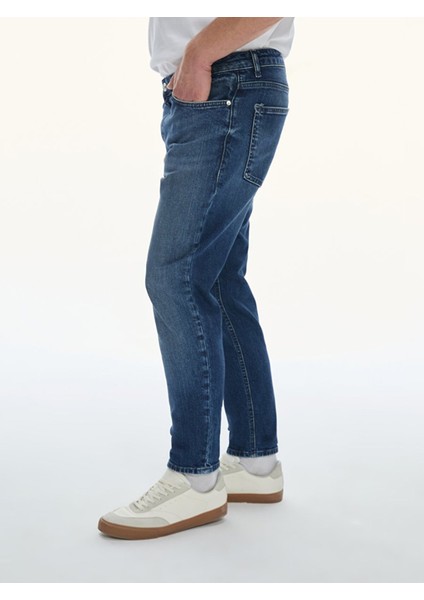 Alessıo Normal Bel Dar Paça Tapered Jean Pantolon