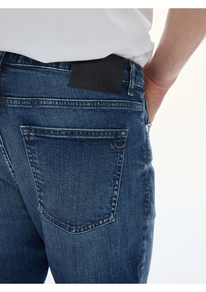 Alessıo Normal Bel Dar Paça Tapered Jean Pantolon