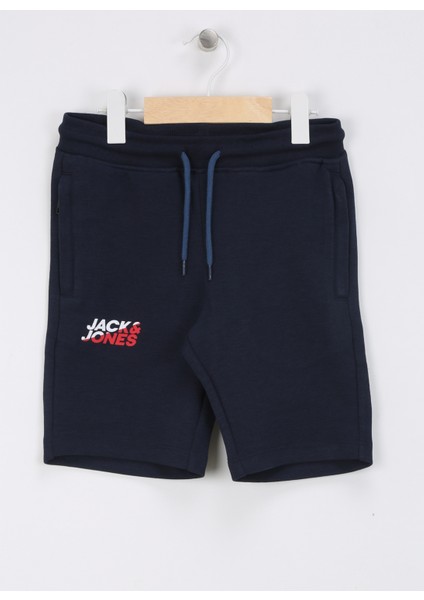 Bağlamalı Bel Normal Lacivert Erkek Şort Jpstkobberoe Sweat Shorts Jnr