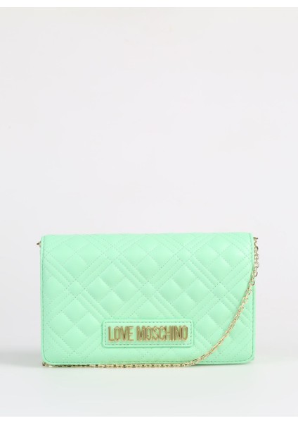 Love Moschino Yeşil Kadın 13X16X12 cm Çapraz Çanta JC4079PP1ILA0802