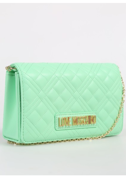 Love Moschino Yeşil Kadın 13X16X12 cm Çapraz Çanta JC4079PP1ILA0802