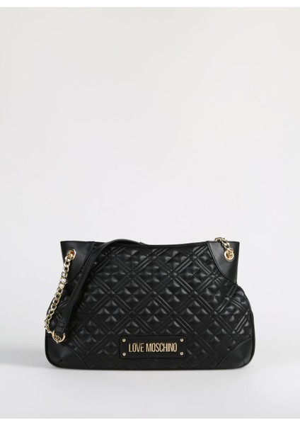 Love Moschino Siyah Kadın 15X14X12 cm Omuz Çantası JC4012PP1ILA0000