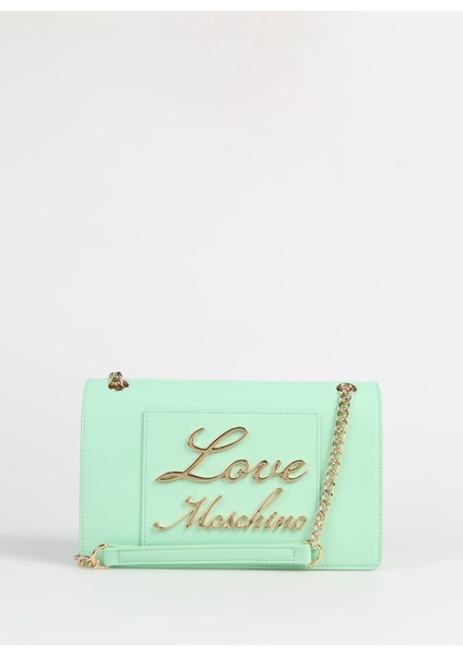 Love Moschino Yeşil Kadın 16X15X14 cm Çapraz Çanta JC4117PP1ILM0802