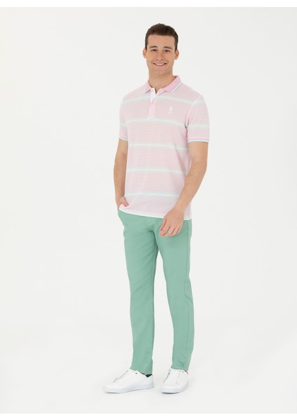 Pembe Erkek Polo T-Shirt Revana fırsatları