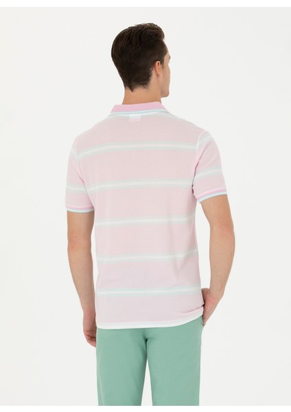 Pembe Erkek Polo T-Shirt Revana indirimleri