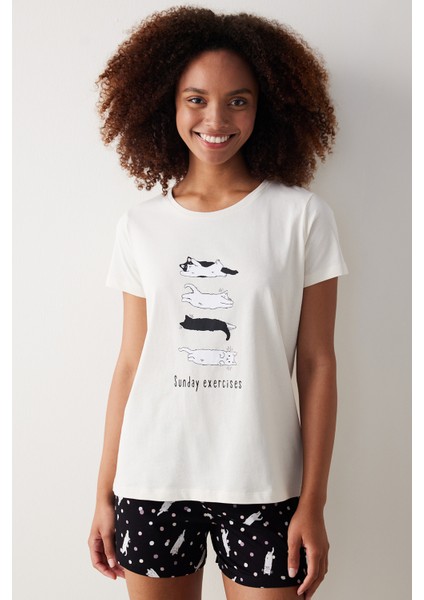 Sunday Exercises Çok Renkli Şort Pijama Takımı