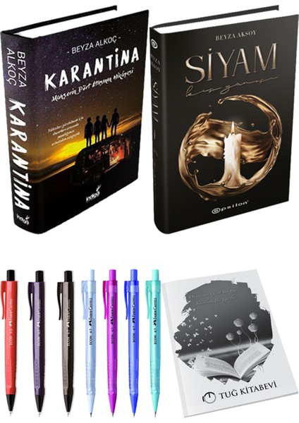 Karantina 1-Siyam 1 + Kalem + Not Defteri