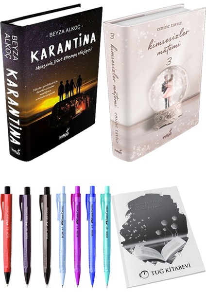 Karantina 1 - Kimsesizler Matemi 3 + Kalem + Not Defteri