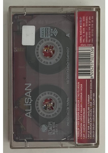 Alişan Kaset (Orjnal Dönem Baskı Kaset) fiyatları