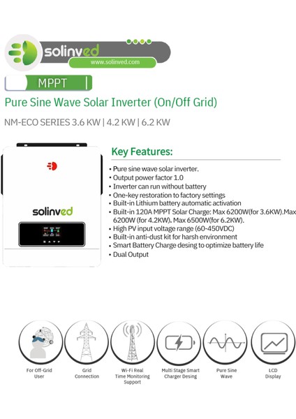 Nm-Eco 4.2 Kw 24 V Mppt Off-Grıd Inverter