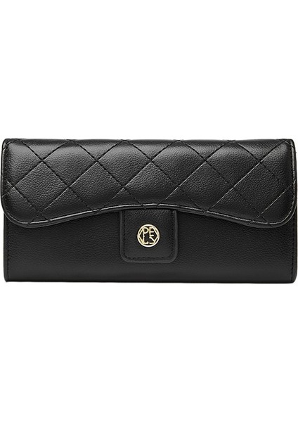 Uzun Cüzdan Kadın Moda Küçük Koku Eşkenar Dörtgen Cüzdan Çok Fonksiyonlu Bayanlar El Çantası (Yurt Dışından)