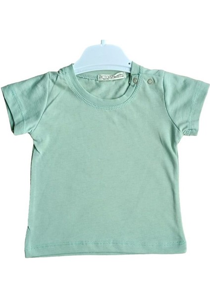 Baby Cool 029BC Erkek Bebek Desenli Mint Salopet Takım modelleri