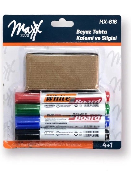 MX-616 Tahta Kalem Silgi Seti 4+1
