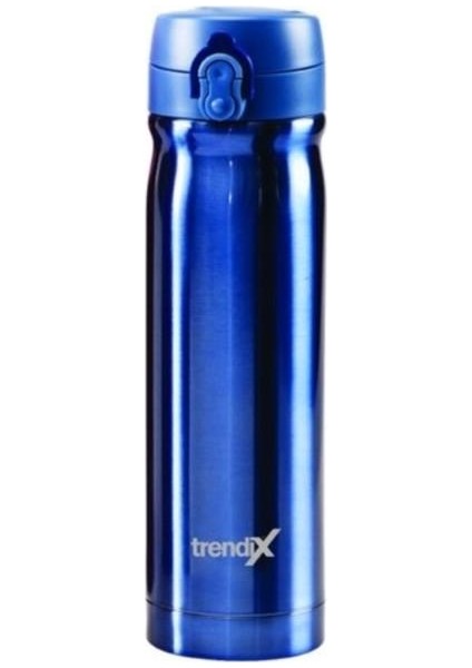 Çelik İçli Termos Matara 500ml Mavi