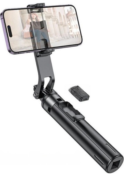 2in1 Kumandalı Selfie Çubuğu ve Tripod, Telefon, Fotoğraf Makinası Için 140 cm Tripod Selfie Çubuğu