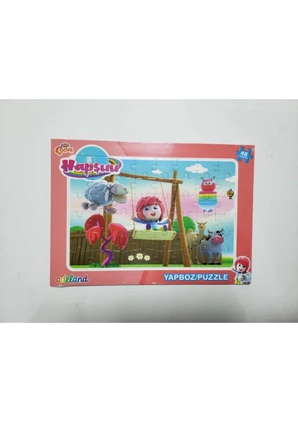 Trt Çocuk Hapşuu 48 Parça Yapboz (Puzzle)