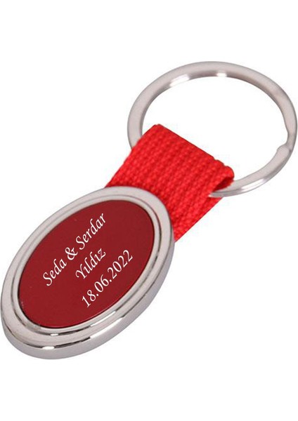 Isme Kişiye Özel Metal Oval Anahtarlık fiyatları
