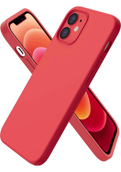Apple iPhone 12 Mini Uyumlu Kılıf Kamera Korumalı Silikon Zore Biye Arka Kapak