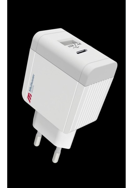 Usb+Type-C Fiş Adaptör 2,4A
