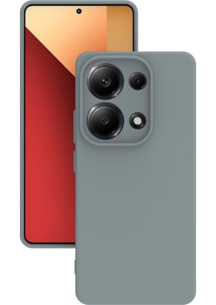 Xiaomi Redmi Note 13 Pro 4g Uyumlu Kılıf Kamera Korumalı Silikon Zore Biye Arka Kapak