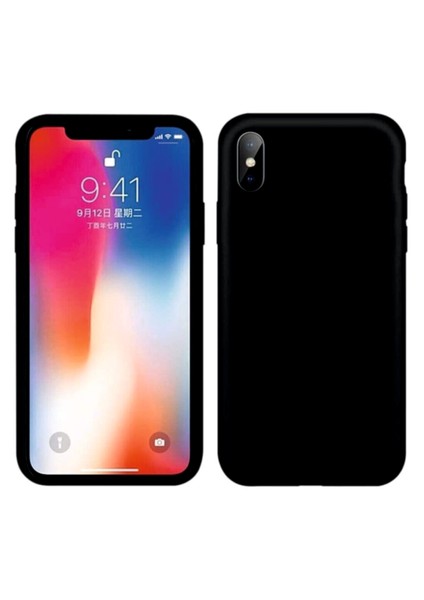 Apple iPhone Xs Max Uyumlu Kılıf Kamera Korumalı Silikon Zore Biye Arka Kapak