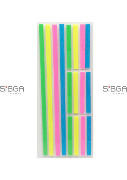 Ince Uzun Şerit Şeffaf Renkli Postit Post-It Post It. Kitap Ayracı Ayraç Postit Sticker 160 Yaprak fiyatları