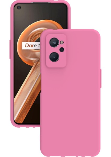 Realme 9i Uyumlu Kılıf Kamera Korumalı Silikon Zore Biye Arka Kapak