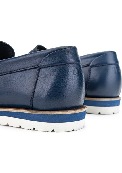 Erkek Hakiki Deri Lacivert Loafer Ayakkabı 355 13973 Erk Ayk Y24 Lacıvert indirimleri