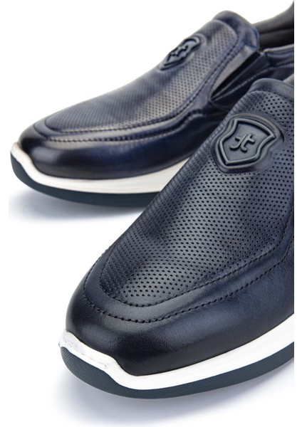 Erkek Hakiki Deri Lacivert Sneakers & Spor Ayakkabı 383 5910 Erk Ayk Y24 Lacıvert fırsatları
