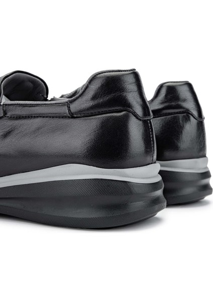 Erkek Hakiki Deri Siyah Sneakers & Spor Ayakkabı 383 5910 Erk Ayk Y24 Sıyah indirimleri