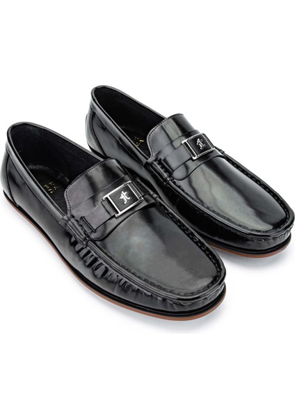 Erkek Hakiki Deri Siyah Açma Loafer Ayakkabı 537 3429 Erk Ayk Y24 Sıyah Acma fiyatları
