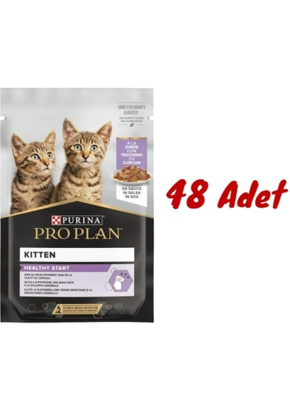 Pouch Sos Içinde Hindili Yavru Kedi Konservesi 85 gr x 48 Adet