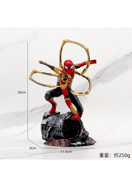 Kutulu Yüksek Kaliteli Marvel Avengers Geri Dönüşü Olmayan Kahramanlar Demir Örümcek Anime Şekilli Kalıp Süsler (Yurt Dışından)