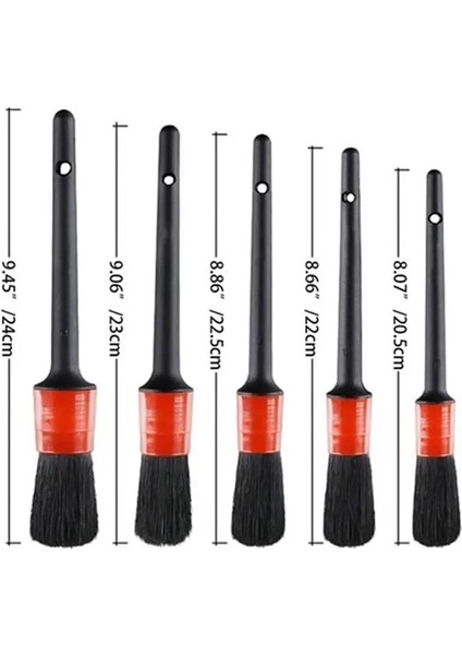 Iron Chemıcal 5 Li Detail Car Brush Set Detay Fırçası Seti 5 ’li