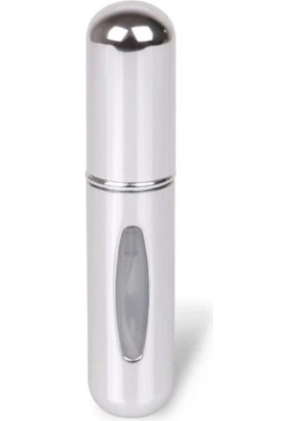 Gri Cep Parfüm Şişesi Doldurulabilir Mini 5 ml