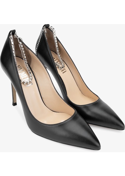 Yuki Kadın Siyah Hakiki Deri Topuklu Ayakkabı 613 27350 Bn Ayk Y24 fiyatları