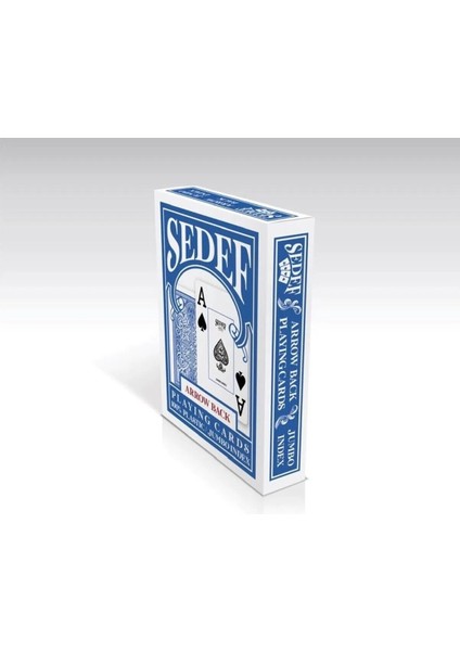 Sedef Jumbo Index Iskambil Oyun Kart Destesi - Mavi modelleri