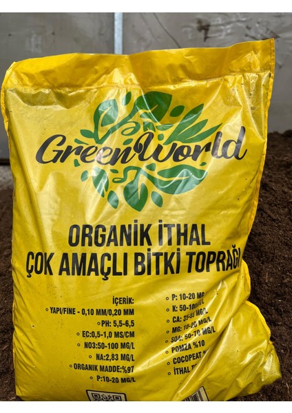 Green World 20 Litre Ithal Çok Amaçlı Bitki Toprağı Torf Cocopeat Pro Mix - Kokopit Özel Karışım Saksı Harcı fırsatları