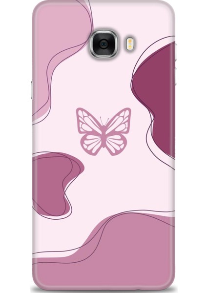 Samsung Galaxy C7 Uyumlu Baskılı Kılıf /glagxas-(M) - 694