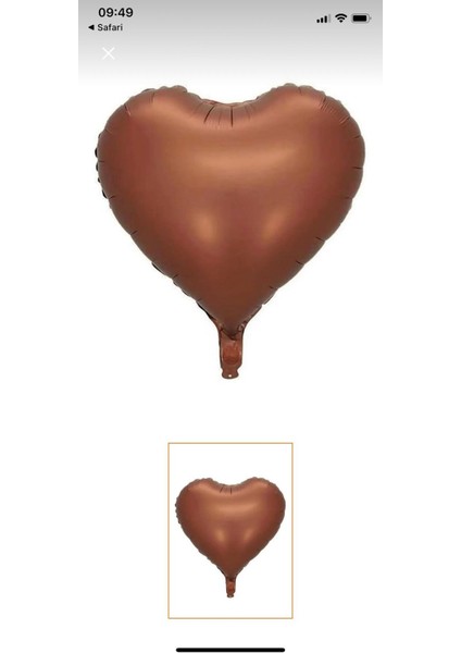 Kalpli Balon 3’lü Kahve Tonları Karamel Krem Kum Beji 18INC indirimleri