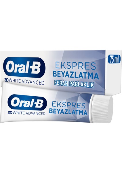 Pro 3D White Advanced Ekspres Beyazlatma Ferah Parlaklık Diş Macunu 75 ml