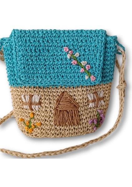 El Örgüsü Kız Çocuk Çanta Şapka 2'li Set fiyatları