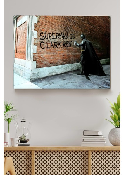 Süpermen Is Clark Kent ! Kanvas Tablo