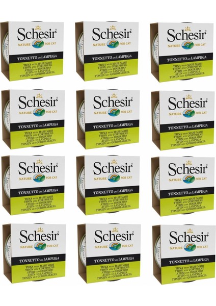 Ton ve Mahi Balıklı Kedi Konservesi 85 gr. x 12 Adet