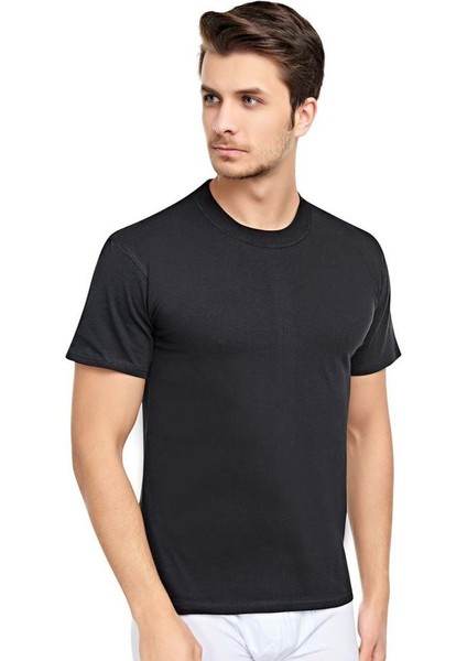Erkek Slim Fit Sıfır Yaka Fanila T-Shirt 6'lı Paket modelleri