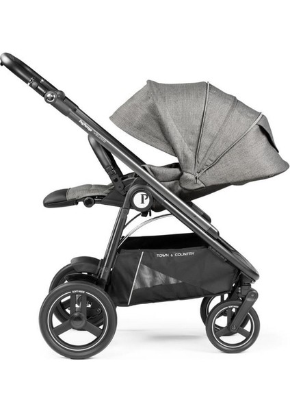 Peg Perego Veloce Tc Tek Yönlü Bebek Arabası Koyu Gri