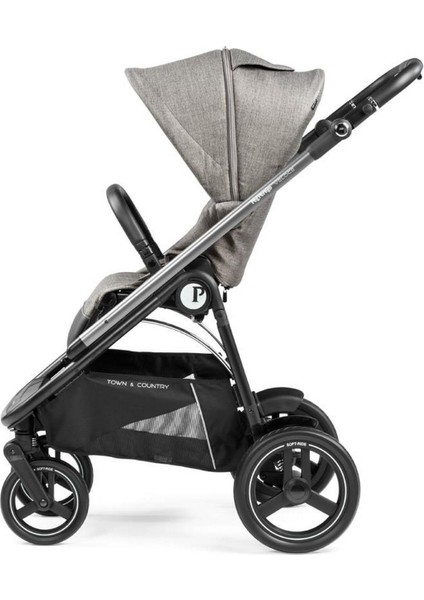 Peg Perego Veloce Tc Tek Yönlü Bebek Arabası Koyu Gri