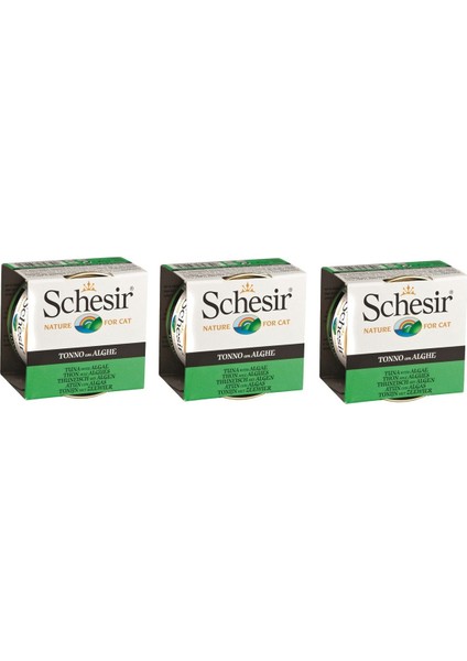 Ton ve Deniz Bitkili Kedi Konservesi 85 gr. x 3 Adet