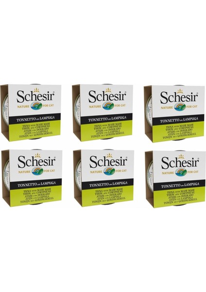 Ton ve Mahi Balıklı Kedi Konservesi 85 gr. x 6 Adet