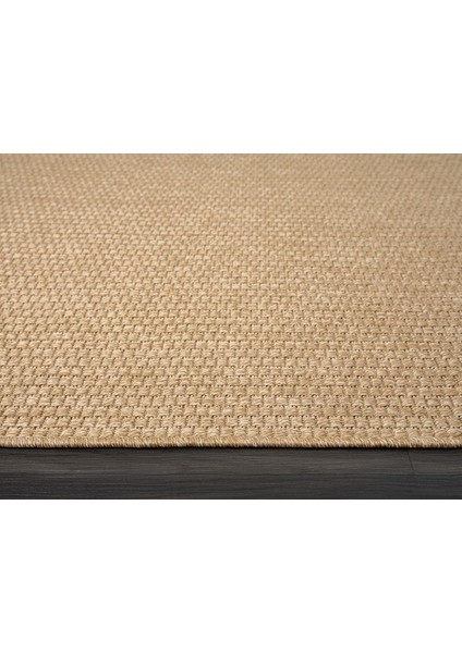 Sisal TB002A Bej Modern Desen Jüt Makine Halısı